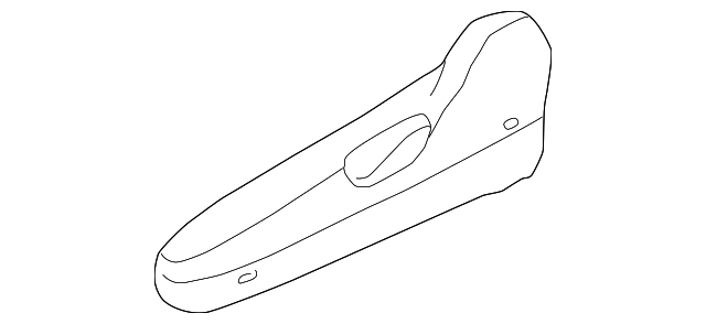 81638-S0X-A00ZA Деталь COVER, L. RECLINING *NH284L* (LIGHT QUAR
