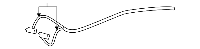 25726776 Деталь ANTENNA CABLE, RIGHT