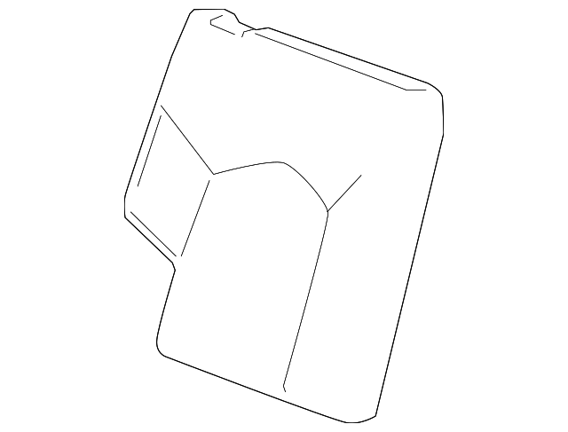 20800314 SEAT BACK COVER, RIGHT