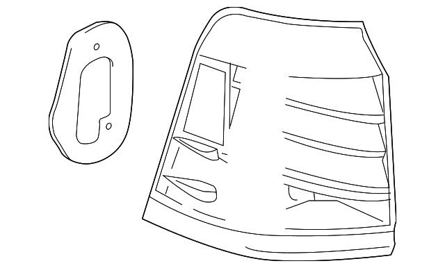 81551-60A70 Деталь COMBO LAMP, RIGHT