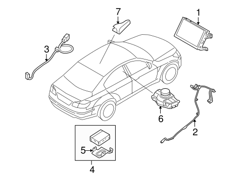 Equus NAVIGATION SYSTEM COMPONENTS
