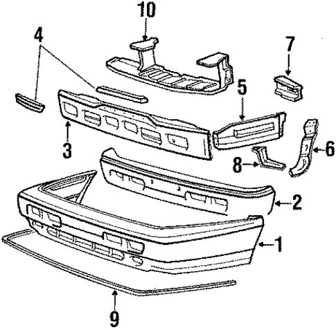 Sigma BUMPER & COMPONENTS - FRONT