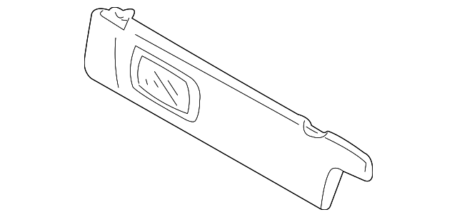7D0-857-552-M-X14 Деталь VISOR, RIGHT