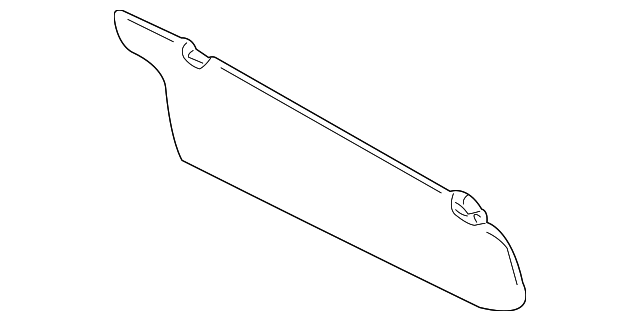701857551C8ZZ Деталь VISOR, LEFT
