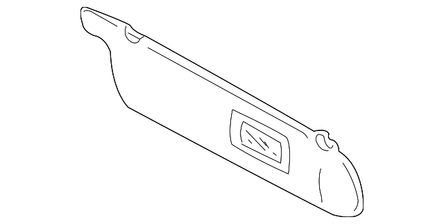 7D0-857-551-M-X14 Деталь VISOR, LEFT