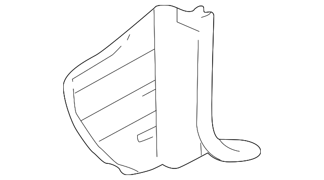 MR616970 Деталь KICK PANEL TRIM, LEFT