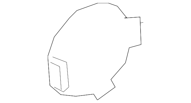5XG41GTVAA Деталь UPPER QTR TRIM PLUG, LEFT