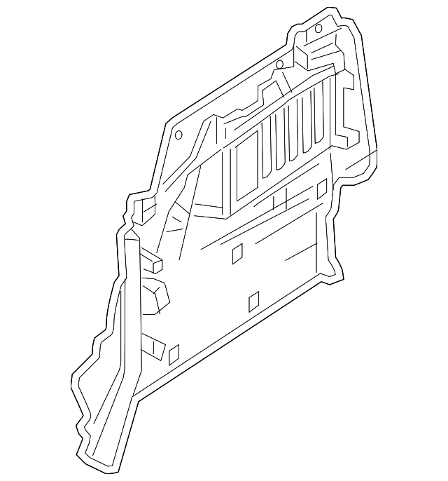 5VW32LXHAA Деталь LOWER QTR TRIM, RIGHT