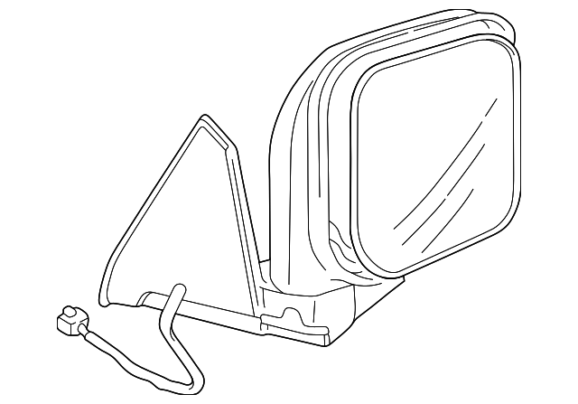MN167235 Деталь MIRROR ASSY, LEFT