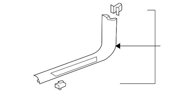 25938619 Деталь FRONT SILL PLATE, LEFT