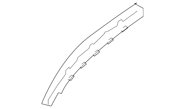 ZK33XDVAA Деталь DEFROSTER NOZZLE, LEFT