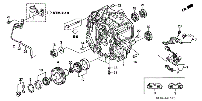 RL AT TORQUE CONVERTER HOUSING