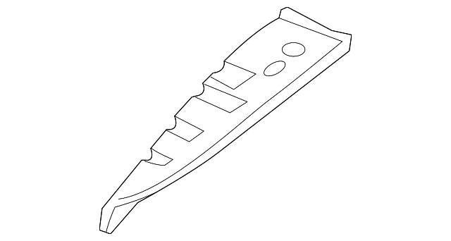 641824Y900 Деталь FRONT EXTN, RIGHT