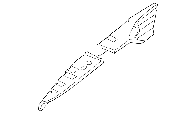 641804Y900 Деталь OUTER RAIL, RIGHT