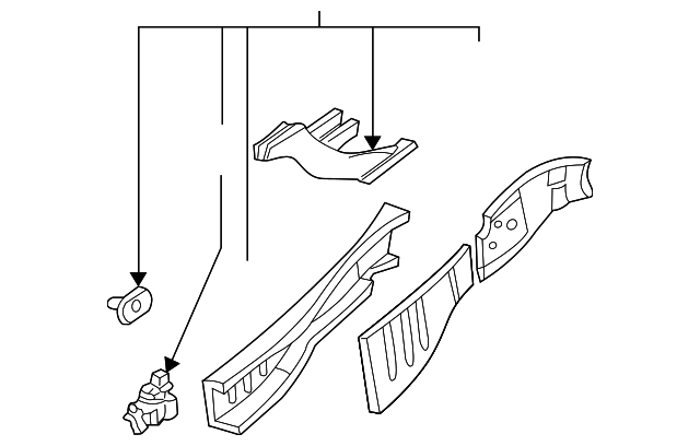 751004Y931 Деталь SIDEMEMBER ASSY, RIGHT