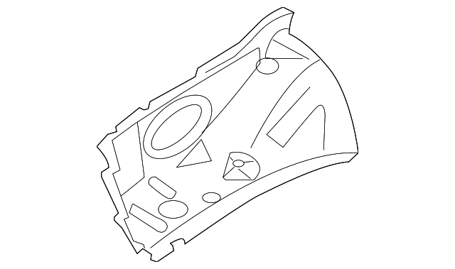 641304Y930 Деталь FRONT PANEL, RIGHT