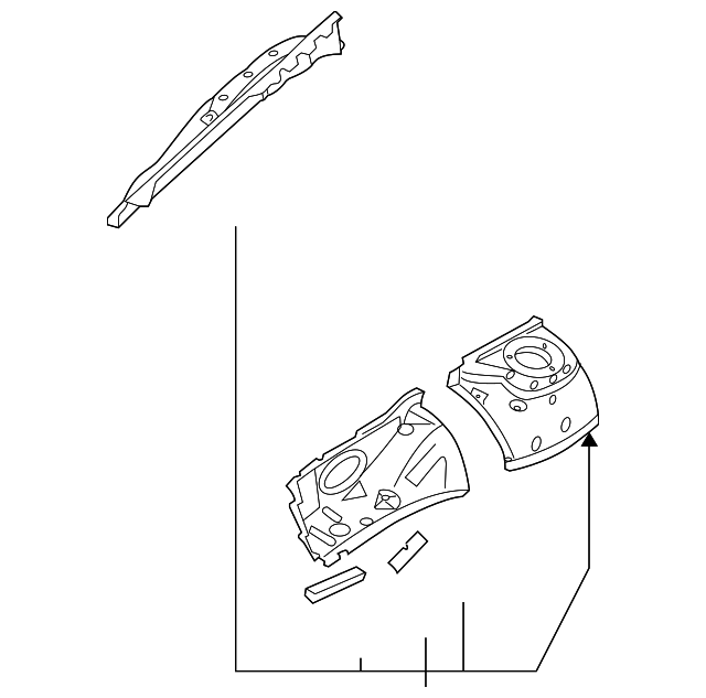 641012Y930 Деталь APRON ASSY, LEFT