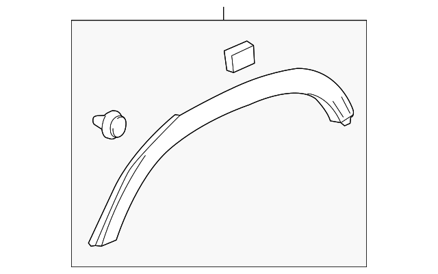 95298242 Деталь WHEEL OPNG MLDG, RIGHT