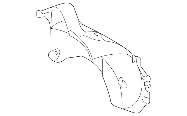 86821-1M000 Деталь SPLASH SHIELD, LEFT
