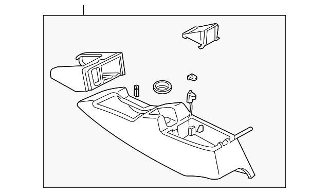 16754481 Деталь CONSOLE ASSY