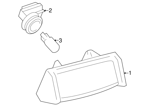 LS430 LICENSE LAMPS