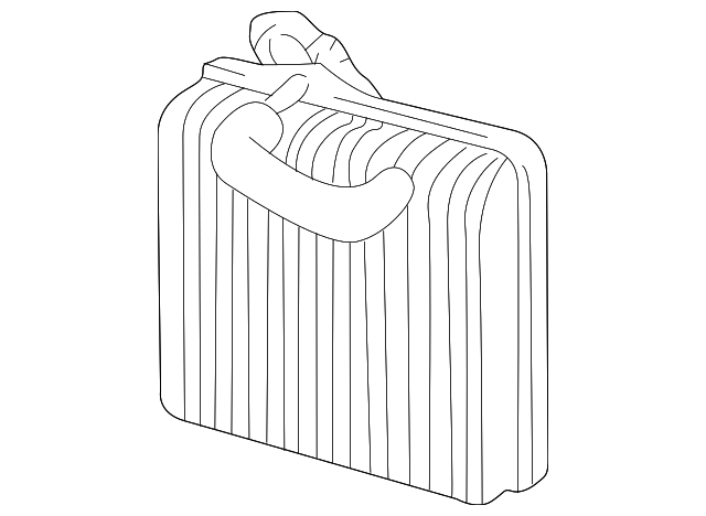 5012697AD Деталь EVAPORATOR CORE