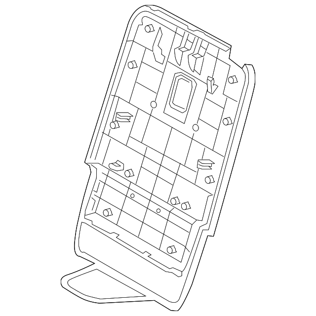 89340-B8300-NBC BACK PANEL