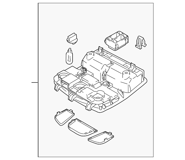 7817057L00GMN MAP LAMP ASSY