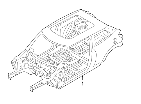Cooper Paceman BODY SHELL