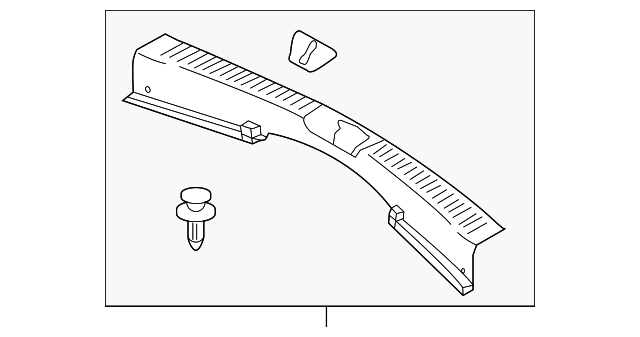 KD45-68-89XA-02 Деталь SILL PLATE