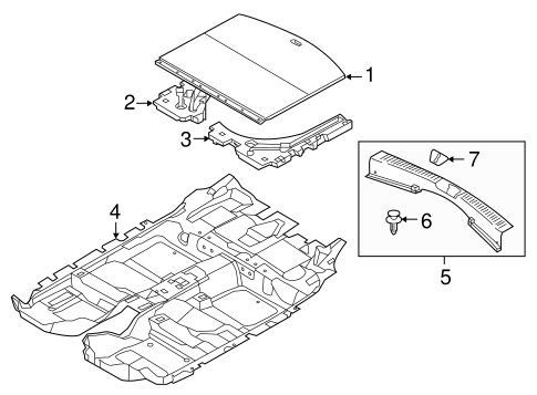 CX-5 INTERIOR TRIM - REAR BODY