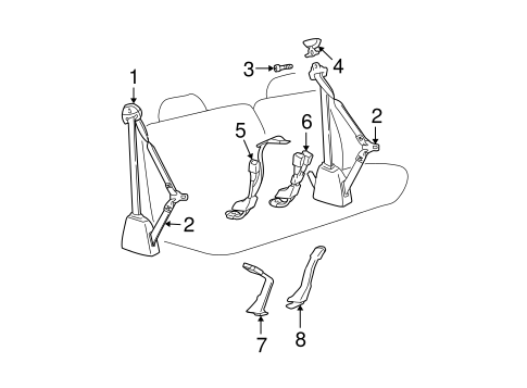C1500 FRONT SEAT BELTS 2