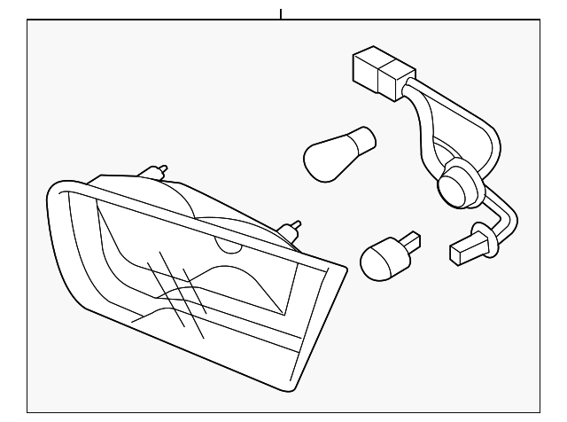92403-1M300 Деталь TAIL LAMP ASSY, LEFT