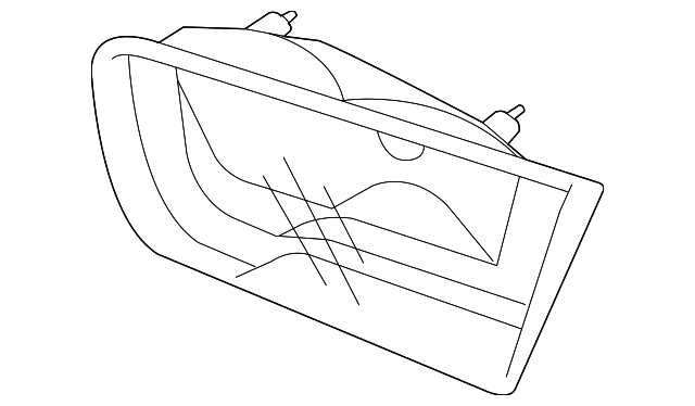 92413-1M300 Деталь LENS & HOUSING, LEFT
