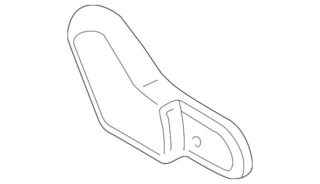 N066881H380 RECLINE COVER, LEFT