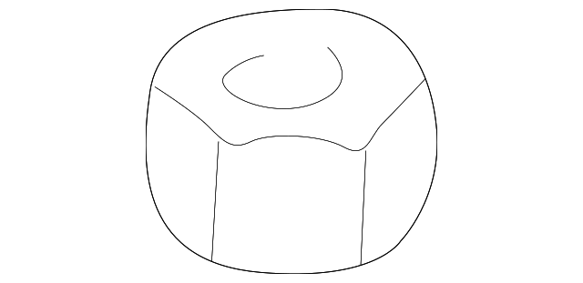 999401000B LOCK BRACKET NUT, RIGHT