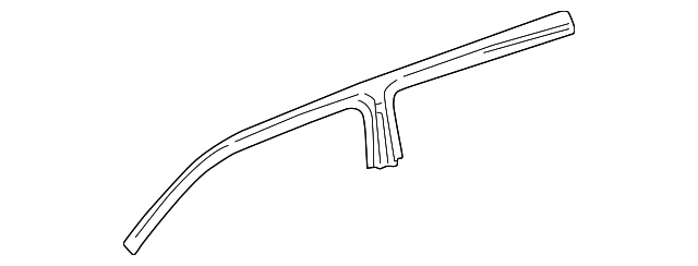 163-637-03-47 Деталь ROOF RAIL, LEFT