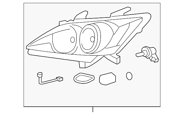 81145-33680 Деталь HEADLAMP ASSY, RIGHT