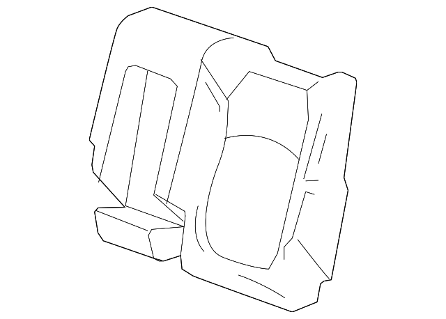 20864499 SEAT BACK COVER, LEFT