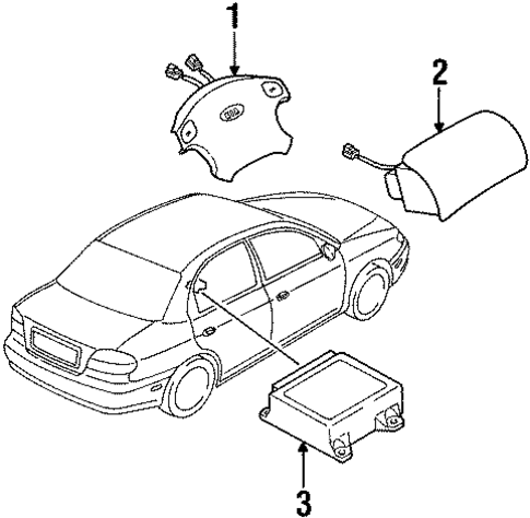 Sephia AIR BAG COMPONENTS