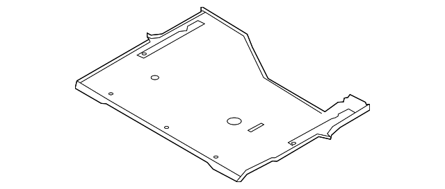 65513-1M210 Деталь REAR FLOOR PAN