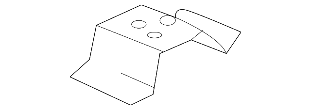 25796660 Деталь INNER PILLAR REINFORCEMENT, RIGHT