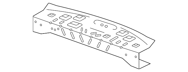 25887002 Деталь REAR CROSS BAR