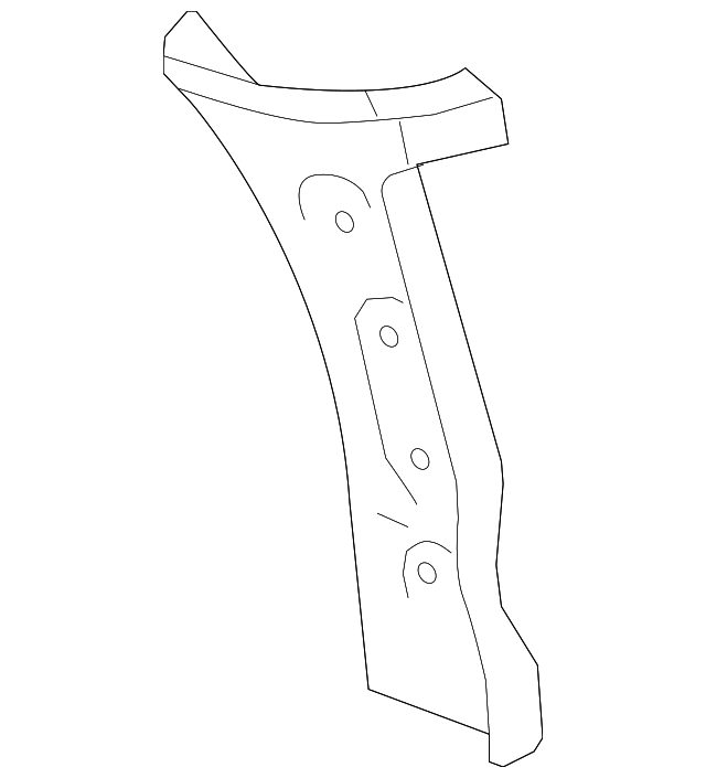 20938276 Деталь TAIL LAMP POCKET, LEFT