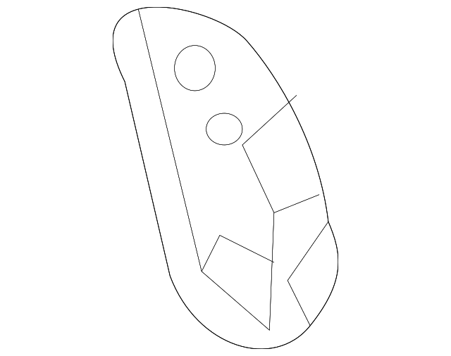 20938280 Деталь REINFORCEMENT, LEFT