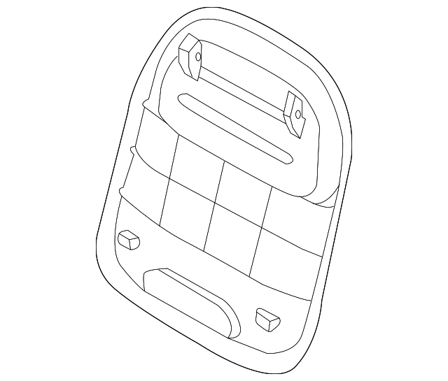 89380-4D110CS Деталь SEAT BACK PANEL, RIGHT