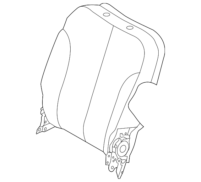 89360-4D123CS2 Деталь SEAT BACK COVER, RIGHT