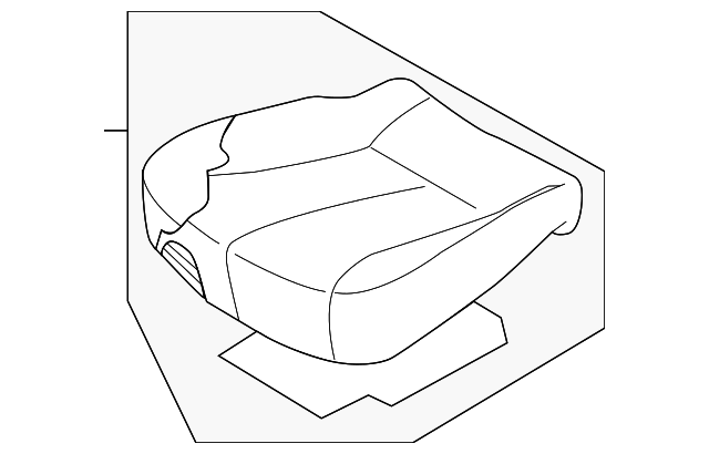 89100-4D123CS2 Деталь SEAT CUSHION, LEFT