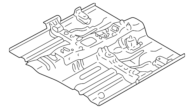 T060-53-600A Деталь FRONT FLOOR PAN