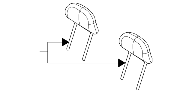 1HU601D5AA Деталь HEADREST, RIGHT